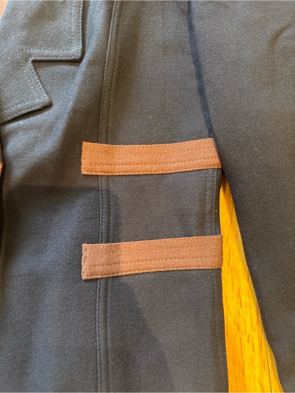 vintage Louis feraud navy and brown blazer - Picture 5 of 8